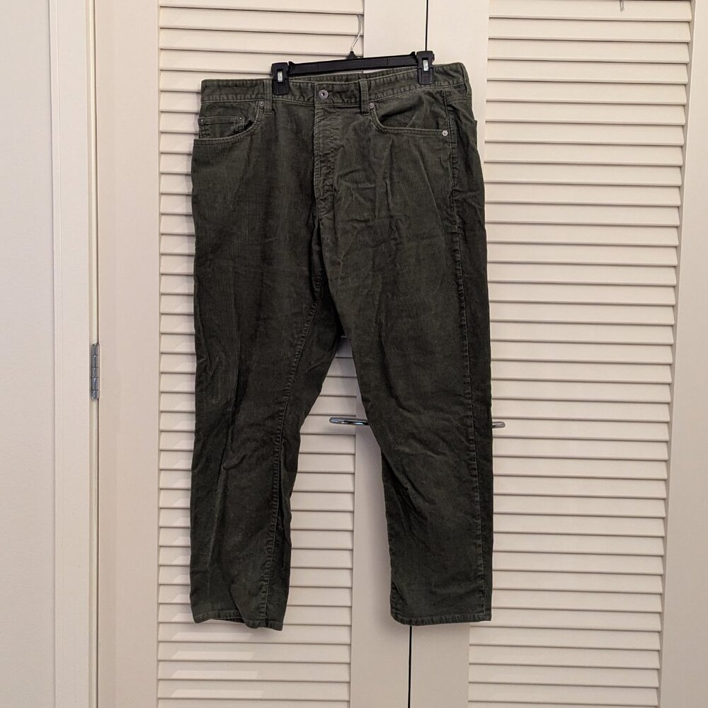 Bonobos Men’s Corduroy 5-Pocket Pants, Green, Size 38x30